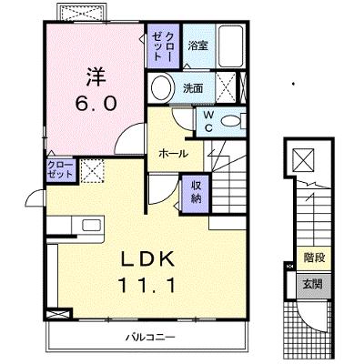 アルバカーサ桜木 201【管理NO：1-017396601-02010】 ★家具家電は申し込み後に搬入しますの外観画像