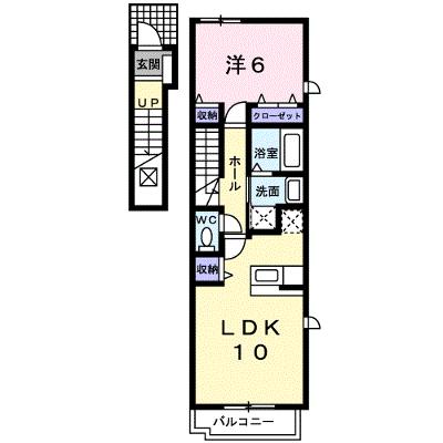 フォンテーヌ 201【管理NO：1-016182601-02010】 ★家具家電は申し込み後に搬入します★の外観画像