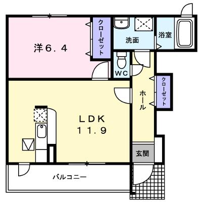 サンフィールド・ＫＵ　Ａ 103【管理NO：1-015604301-01030】 ★家具家電は申し込み後に搬入します★の外観画像