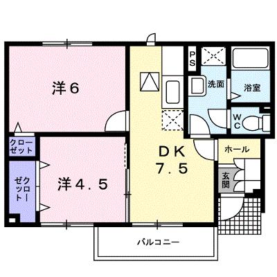 グラン・すずかぜの丘Ｃ 102【管理NO：1-014595003-01020】 ★家具家電は申し込み後に搬入します★の外観画像