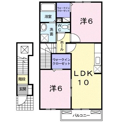 グラン・すずかぜの丘Ｂ 202【管理NO：1-014595002-02020】 ★家具家電は申し込み後に搬入します★の外観画像