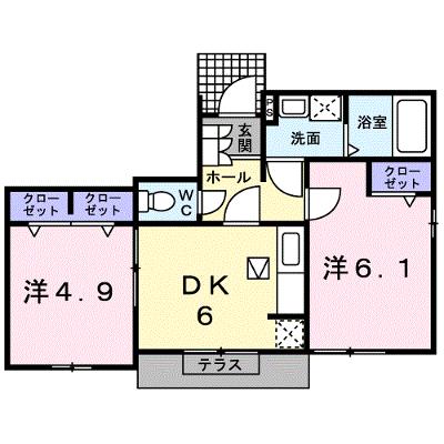サングリーンハイツＢ 101【管理NO：1-012927902-01010】 ★家具家電は申し込み後に搬入します★の外観画像