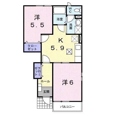 ソレイユＮ　Ａ 103【管理NO：1-012475001-01030】 ★家具家電は申し込み後に搬入します★の外観画像