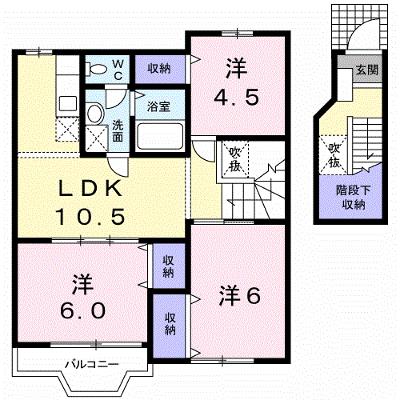 オーク・Ｋ 203【管理NO：1-011582301-02030】 ★家具家電は申し込み後に搬入します★の外観画像