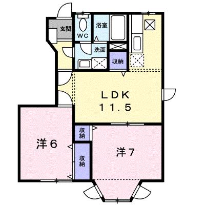 ヴィレッジ・ジュークＡ 101【管理NO：1-011395101-01010】 ★家具家電は申し込み後に搬入しますの外観画像