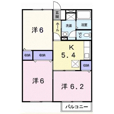 エトワール☆茜 202【管理NO：1-011377901-02020】 ★家具家電は申し込み後に搬入しますの外観画像