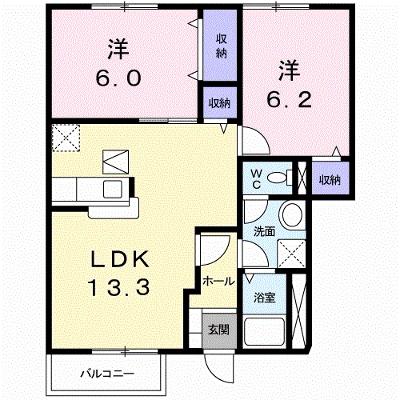ヴィラ・フォンテーヌ　Ｂ 102【管理NO：1-011115902-01020】 ★家具家電は申し込み後に搬入します★の外観画像