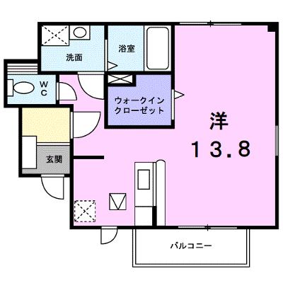 グランデＫ．Ａ 103【管理NO：1-013721301-01030】 ★家具家電は申し込み後に搬入しますの外観画像
