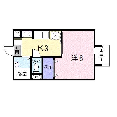 エル・コート　Ⅰ 206【管理NO：1-009690601-02050】 ★家具家電は申し込み後に搬入します 2026年07月下旬入居可能の外観画像