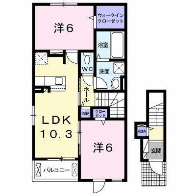 クラール東鳥生　Ｂ 201【管理NO：1-024814702-02010】 ★家具家電は申し込み後に搬入しますの外観画像