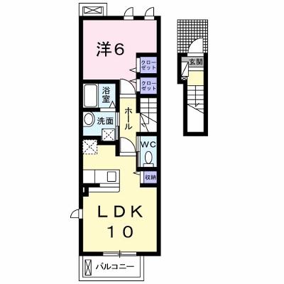 レット・イット・ビィ１ 203【管理NO：1-024053301-02030】 ★家具家電は申し込み後に搬入しますの外観画像