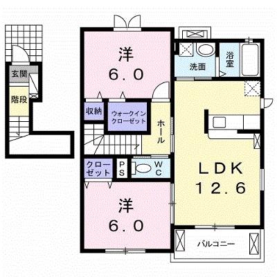 サンリットヴィラⅥ　Ｂ 201【管理NO：1-021650202-02010】 ★家具家電は申し込み後に搬入しますの外観画像