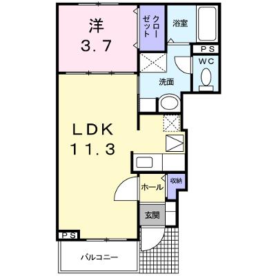 ベルガーデンＢ 102【管理NO：1-015605502-01020】 ★家具家電は申し込み後に搬入します★ ★2026年08月下旬入居可能★の外観画像