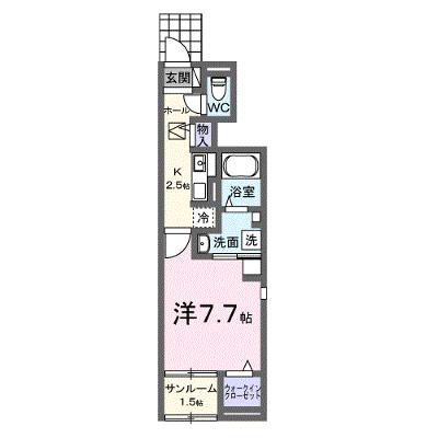 グリーンハイツ 101【管理NO：1-027562001-01010】 ★家具家電は申し込み後に搬入しますの外観画像