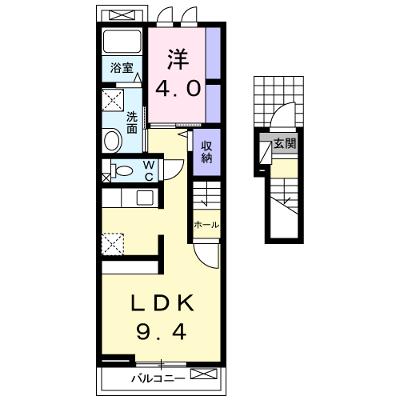 セント・クロノス 203【管理NO：1-024822601-02030】 ★家具家電は申し込み後に搬入しますの外観画像