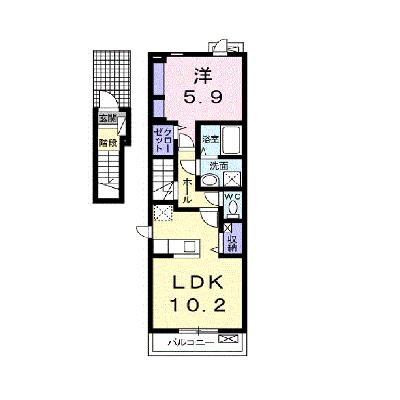 シャンブレット 202【管理NO：1-024722401-02020】 ★家具家電は申し込み後に搬入しますの外観画像