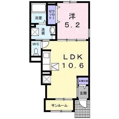 レジデンスＴ・ＷＥＳＴ　Ⅱ 103【管理NO：1-024273201-01030】 ★家具家電は申し込み後に搬入します★の外観画像