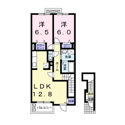 マンダリン　フルールⅠ 203【管理NO：1-018387801-02030】 ★家具家電は申し込み後に搬入します 2026年08月下旬入居可能の外観画像
