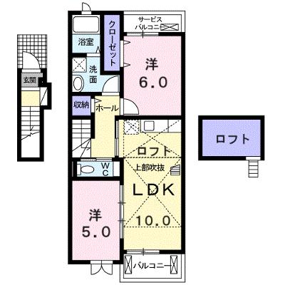 プリンセスガーデンＫ・Ｉ 202【管理NO：1-017452801-02020】 ★家具家電は申し込み後に搬入しますの外観画像