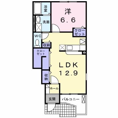 ファスタージュ　Ⅱ 102【管理NO：1-014997602-01020】 ★家具家電は申し込み後に搬入しますの外観画像