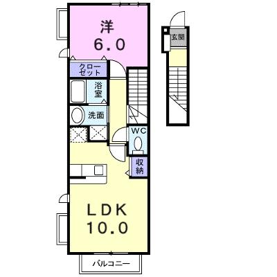 ベル・ポルト　Ａ 203【管理NO：1-014780201-02030】 ★家具家電は申し込み後に搬入します★の外観画像