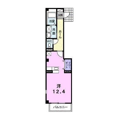 ブローテ・フルカワ 103【管理NO：1-014453701-01030】 ★家具家電は申し込み後に搬入します★の外観画像