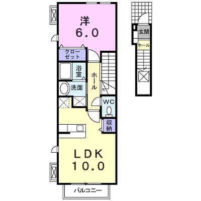 メゾン・ド・フレーシュＡ 203【管理NO：1-013820801-02030】 ★家具家電は申し込み後に搬入します★の外観画像