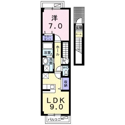 セレノ 202【管理NO：1-012448301-02020】 ★家具家電は申し込み後に搬入しますの外観画像
