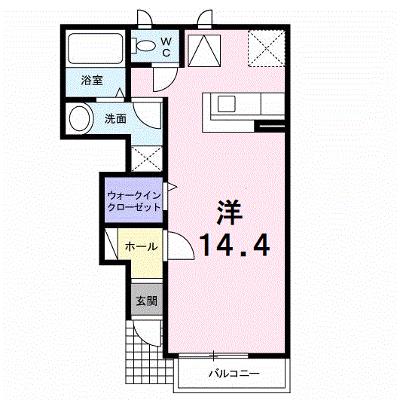 メゾン・ラ・ジェルメ 103【管理NO：1-012378701-01030】 ★家具家電は申し込み後に搬入します★の外観画像