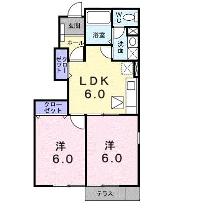 コーストアヴェニューＢ 101【管理NO：1-012106902-01010】 ★家具家電は申し込み後に搬入しますの外観画像