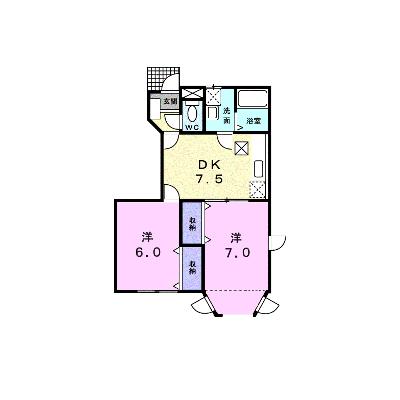 パールハイツ　Ａ 101【管理NO：1-007138401-01010】 ★家具家電は申し込み後に搬入しますの外観画像