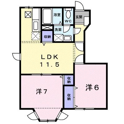 ウエストコート　Ａ 103【管理NO：1-006158201-01030】 ★家具家電は申し込み後に搬入しますの外観画像