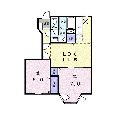 ウエストコート　Ａ 102【管理NO：1-006158201-01020】 ★家具家電は申し込み後に搬入しますの外観画像