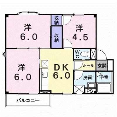 パラム 202【管理NO：1-004826901-02020】 ★家具家電は申し込み後に搬入しますの外観画像
