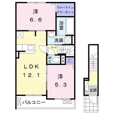 ブルー　バード 205【管理NO：1-025312401-02040】 ★家具家電は申し込み後に搬入しますの外観画像