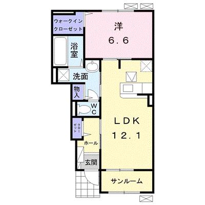 グランディール　Ⅱ 103【管理NO：1-025106402-01030】 ★家具家電は申し込み後に搬入します★の外観画像