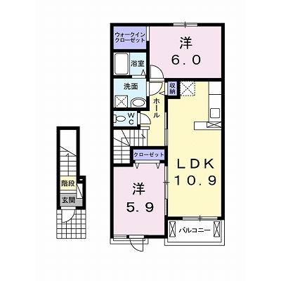 ボニート 205【管理NO：1-021371101-02040】 ★家具家電は申し込み後に搬入します 2026年07月下旬入居可能の外観画像