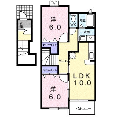 アルモニー・Ｋ 201【管理NO：1-018756901-02010】 ★家具家電は申し込み後に搬入します★の外観画像