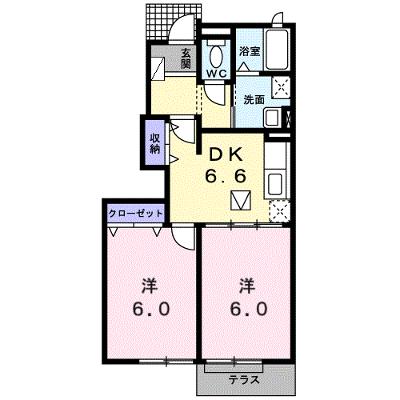 アルモニー・Ｋ 102【管理NO：1-018756901-01020】 ★家具家電は申し込み後に搬入します★の外観画像