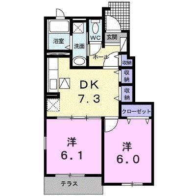 モリジェラートＢ 103【管理NO：1-016279802-01030】 ★家具家電は申し込み後に搬入しますの外観画像