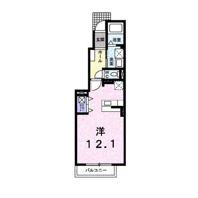 カーサ・ミトモⅡ 102【管理NO：1-015814002-01020】 ★家具家電は申し込み後に搬入しますの外観画像