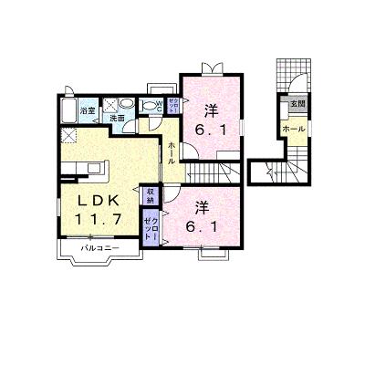 ミルト　ソレイユⅡ 201【管理NO：1-015277801-02010】 ★家具家電は申し込み後に搬入しますの外観画像