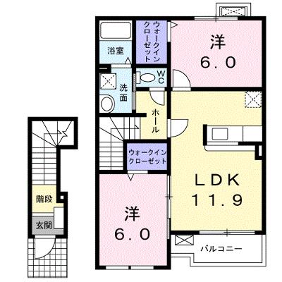 アンジュ・Ｋ　Ⅰ 202【管理NO：1-015014501-02020】 ★家具家電は申し込み後に搬入します 2026年07月下旬入居可能の外観画像