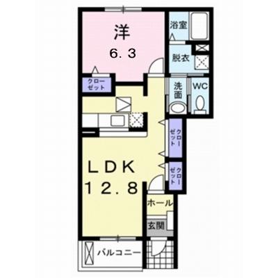 アルドーレ・Ｗ 103【管理NO：1-014397201-01030】 ★家具家電は申し込み後に搬入しますの外観画像