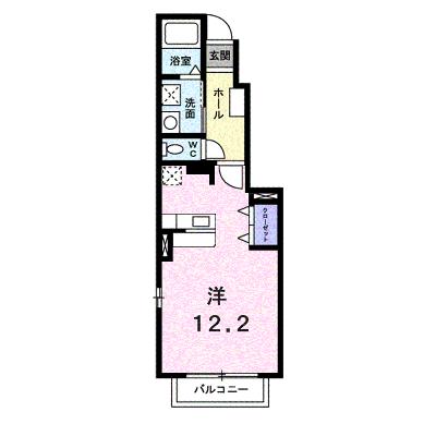 エレガンツァ・プリムラＡ 102【管理NO：1-014308001-01020】 ★家具家電は申し込み後に搬入しますの外観画像