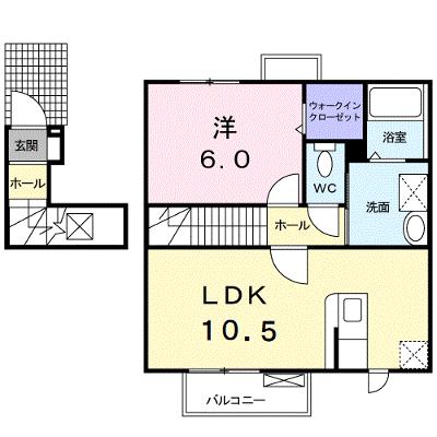 レーベン・バオム　Ｃ 201【管理NO：1-014268203-02010】 ★家具家電は申し込み後に搬入します★の外観画像