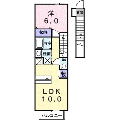 ラフレシールはなみずき 205【管理NO：1-013953501-02040】 ★家具家電は申し込み後に搬入しますの外観画像