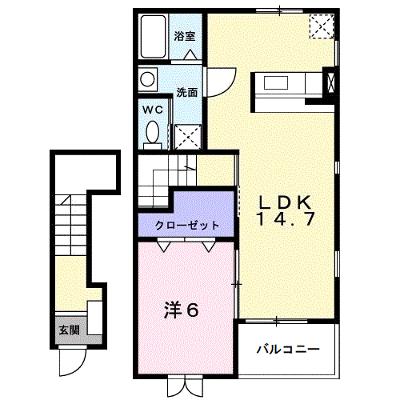 ウインド・ヒルⅡ 203【管理NO：1-013392402-02030】 ★家具家電は申し込み後に搬入しますの外観画像