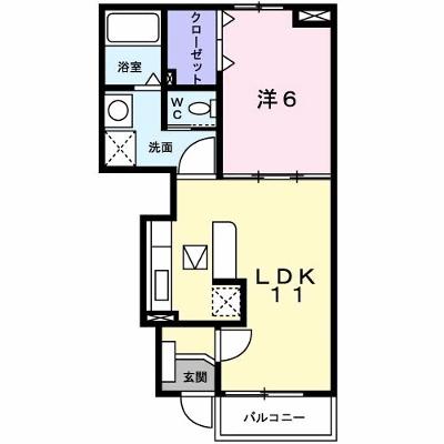ウインド・ヒルⅡ 102【管理NO：1-013392402-01020】 ★家具家電は申し込み後に搬入しますの外観画像