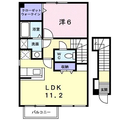 ウィッシュⅠ 201【管理NO：1-013146001-02010】 ★家具家電は申し込み後に搬入します★の外観画像